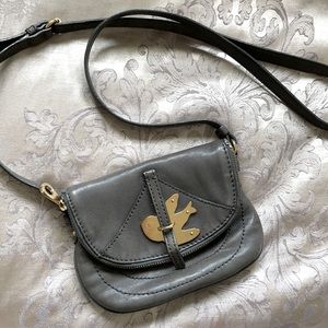 Marc by Marc Jacobs Ash Gray “Swallow” Crossbody Bag